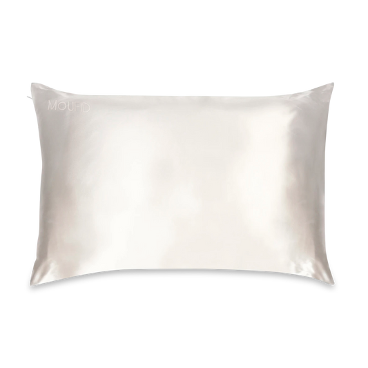 Pure Mulberry Silk Pillowcase - White